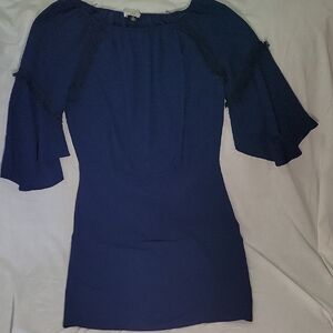 Halston Heritage Blue Dress